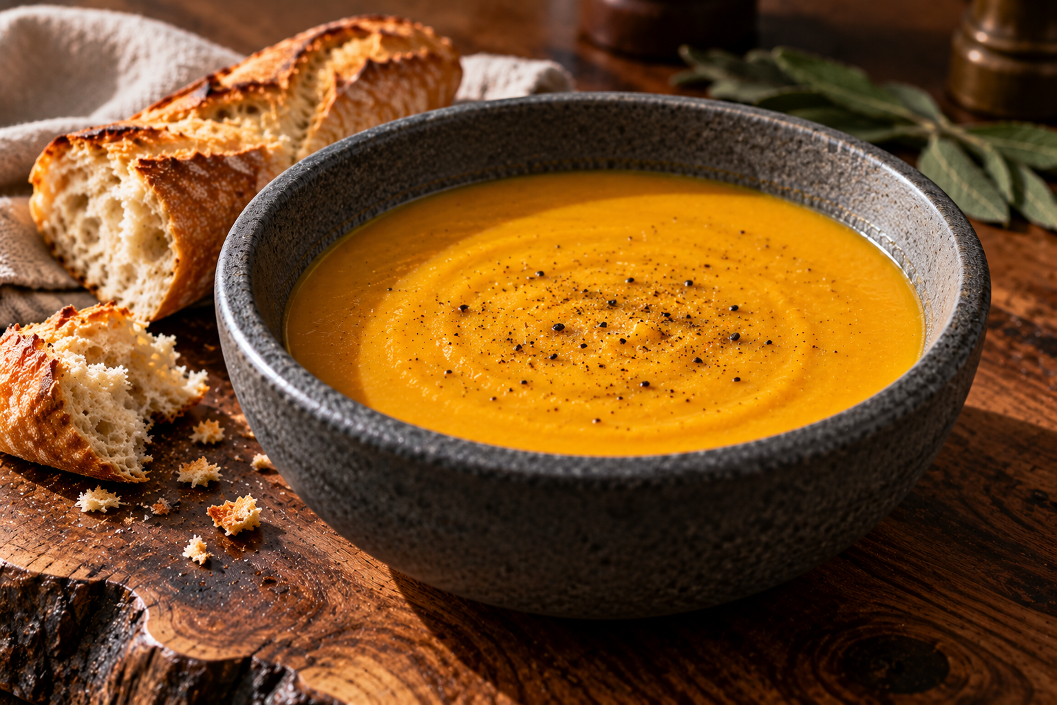 The ADHD-Friendly Fall Soup: Roasted Butternut Squash, Apple & Sage